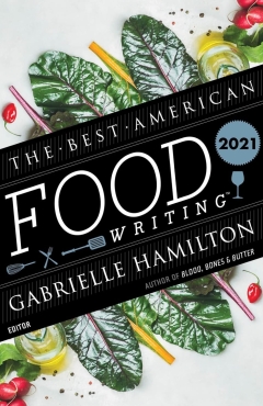 Cover art for the Best American Food Writing 2021