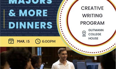 Poster for Majors & More Dinner