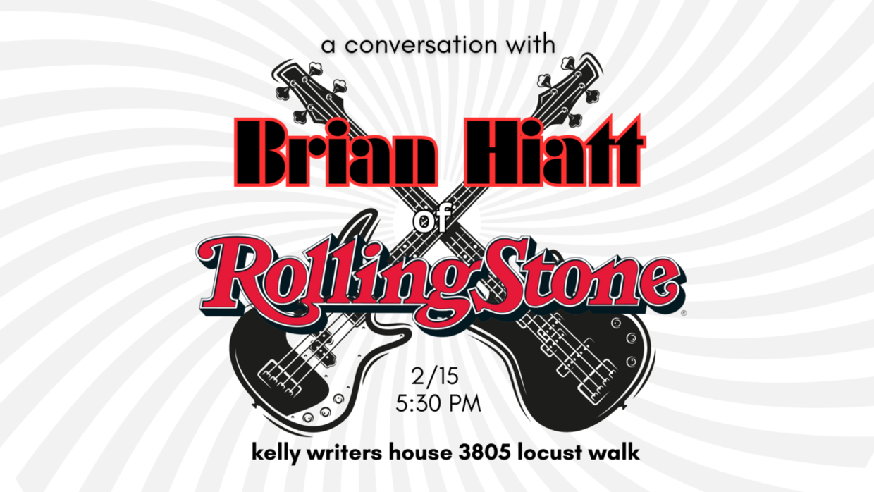 A Conversation with Brian Hiatt of Rolling Stone | Creative Writing Program