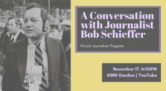 A Conversation with Journalist Bob Schieffer