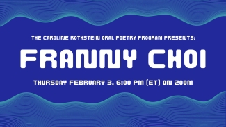 FRANNY CHOI: READING AND CONVERSATION