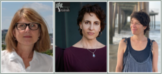 Author photos of Susan Aizenberg, Lauren Camp and Taije Silverman