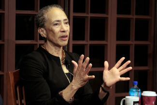Lorene Cary speaks at the Kelly Writers House