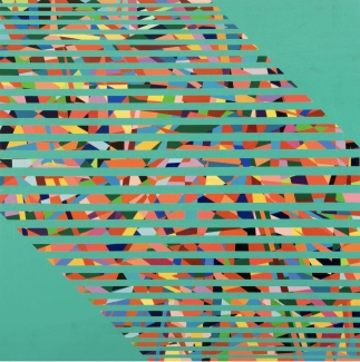 Abstract painting by Mouteea Murad
